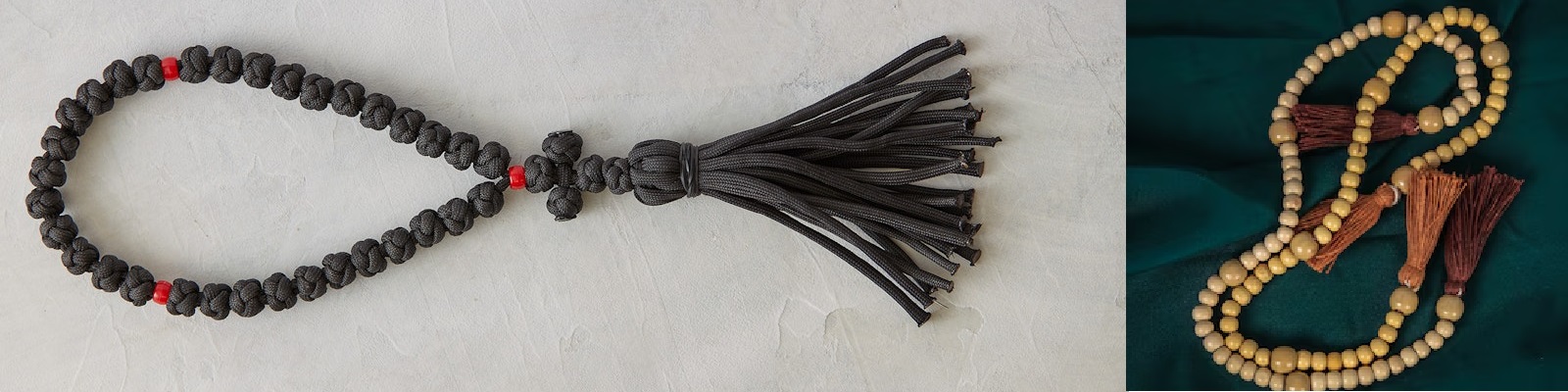 Objet de rosaire médiéval avant la standardisation servite